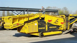 履帶式移動破碎站輪胎動破碎站移動式破碎站移動破碎站建